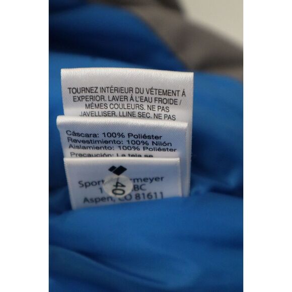Obermeyer 61076-23003 Kid's Sz 7 Stone/Blue Altair Insulated Snow Jacket - Picture 12 of 16